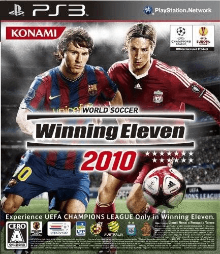 World Soccer Winning Eleven 2010 box art for Playstation 3